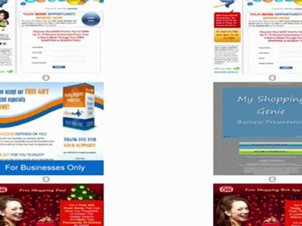 MyShoppingGenie Customizing the Landing Page