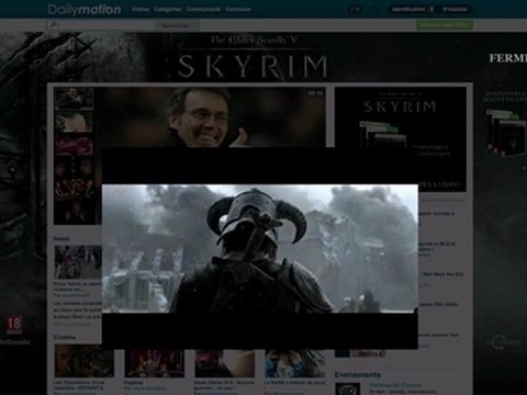 Habillage Video Elder Skroll - Skyrim