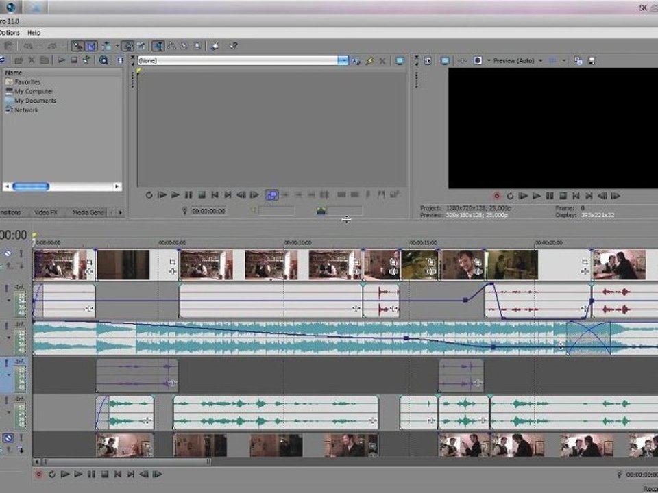 Sony vegas tutorial strih