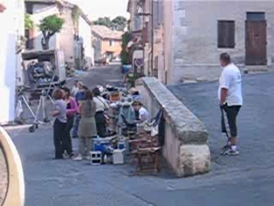 tournage du film "l'homme de sa vie"