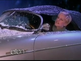 Justin Bieber Christmas Video with Ellen in it (Funny) + JB's Reaction