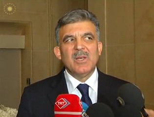 Cumhurbaşkanı Gül, Suriye'de saldırıya uğrayan otobüse ilişkin sorularını cevapladı
