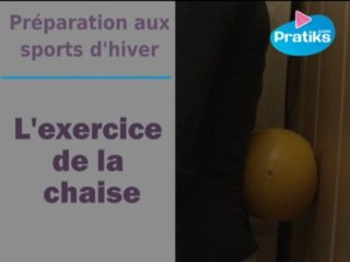 Préparation aux sports d’hiver - L’exercice de la chaise