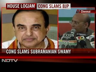 Congress slams BJP after Parliament logjam