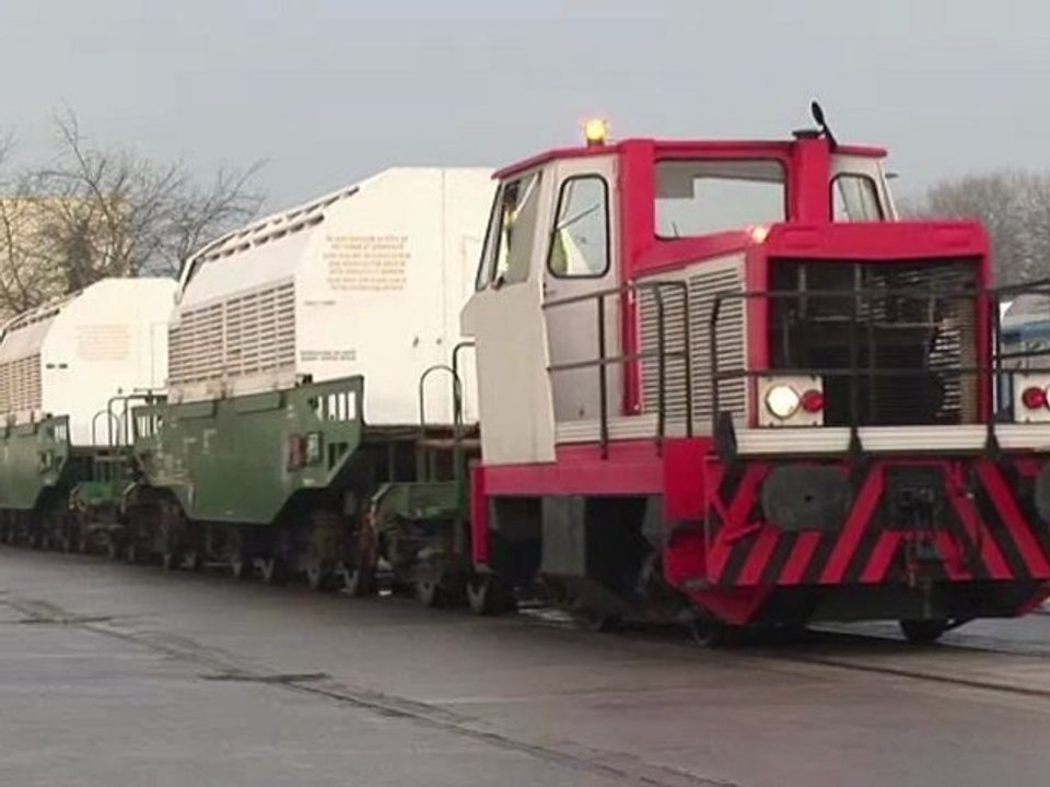 Un convoi de déchets nucléaires allemands quitte la France