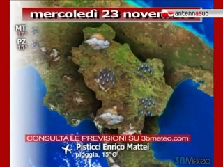 Previsioni del tempo, mercoledì 23 novembre