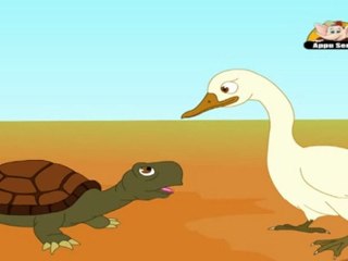 Panchatantra Tales in Telugu - The Talkative Tortoise