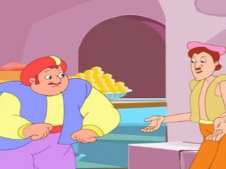 Akbar and Birbal Tale in Telugu - The Price of the Sweet Smell