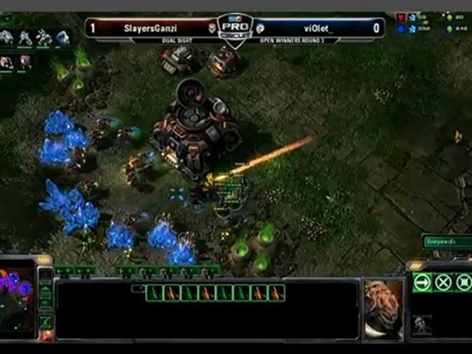 MLG Providence 2011 - Game 1 & 2 - Slayers Ganzi (T) VS Violet (Z)