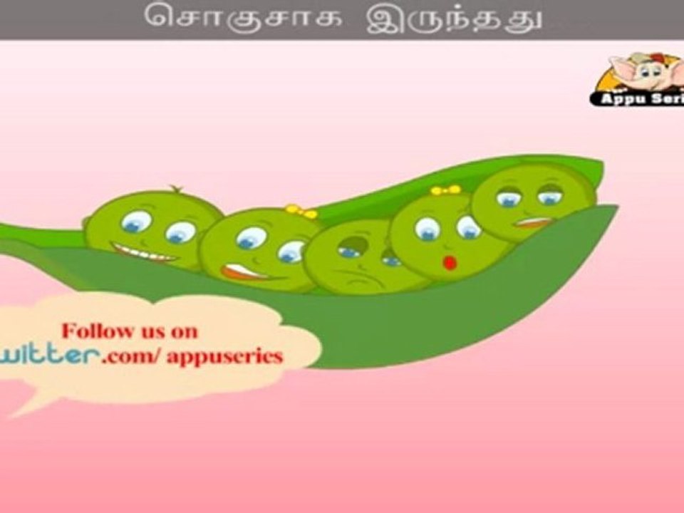 Anju Kutti Pattaani (Five Little Peas) - Nursery Rhyme with Lyrics & Sing Along