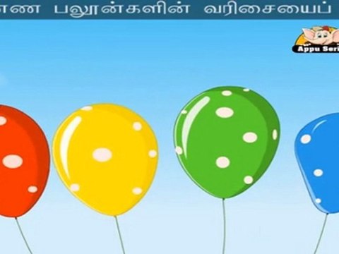 Vanna Baloongal (Pretty Balloons) - Nursery Rhyme with Lyrics & Sing Along