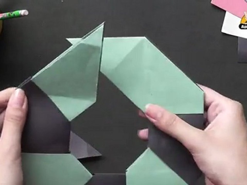 Origami in Sindhi  - Lets make an 8 point star
