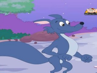 Panchatantra Tales in Telugu - The Blue Jackal