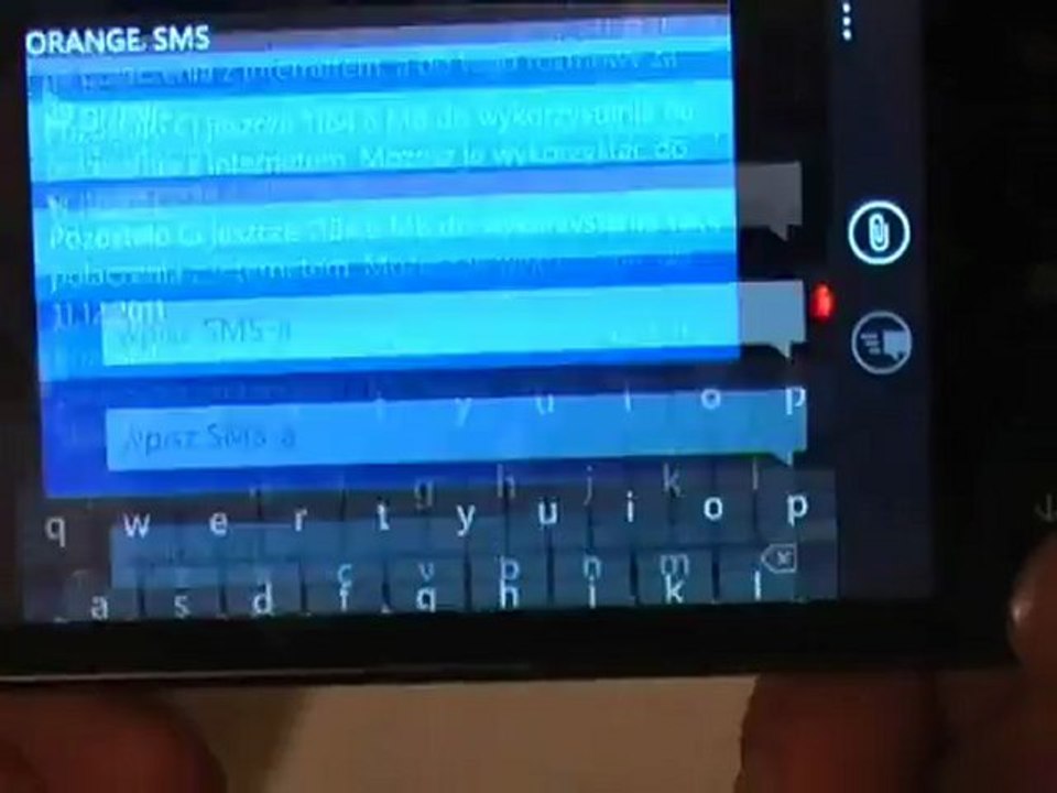 HTC 7 Mozart - Interface