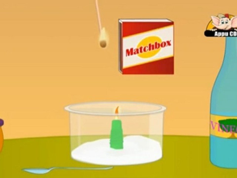 Learn Science through Home Experiments in Hindi - Fight a Fire