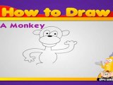 Learn to Draw Animals - Monkey