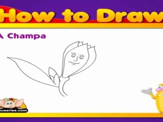 Learn to Draw Flower - Champa