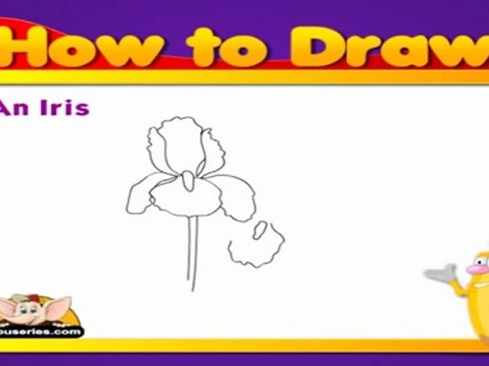 Learn to Draw Flower - Iris