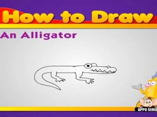 Learn to Draw Animals - Alligator