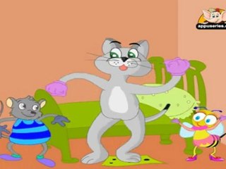 Nursery Rhyme - A Cat And A Mouse And A Bumble-Bee.