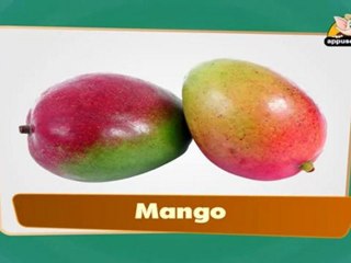 Flashcards for kids - Fruits