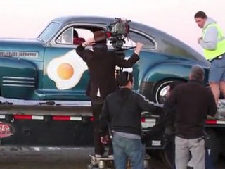 Charlie Sheen Films On The Edge Of A Cliff