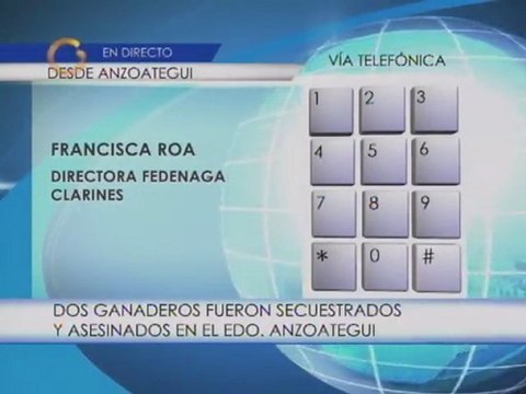 Secuestran y asesinan a dos productores agropecuarios en Anzoátegui