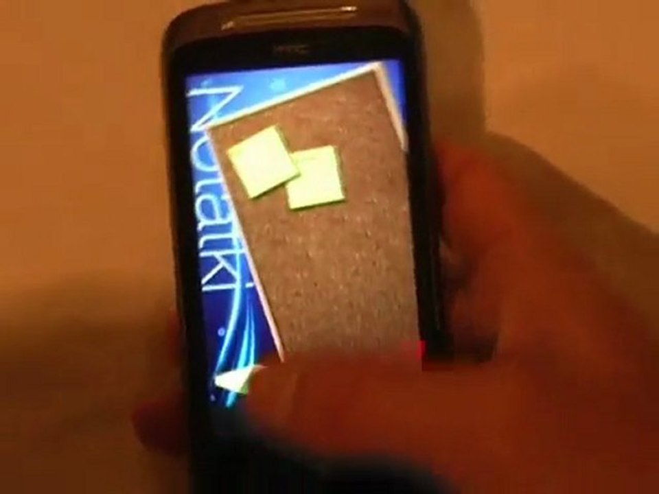 HTC 7 Mozart - HTC Hub, Notatnik i inne aplikacje