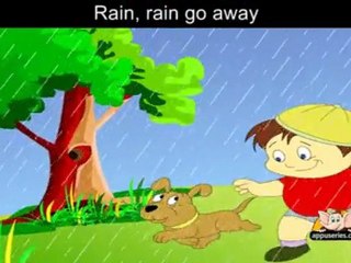 Rain Rain Go Away with Lyrics - Nursery Rhyme