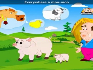 Old Mac Donald with lyrics - Nursery Rhyme