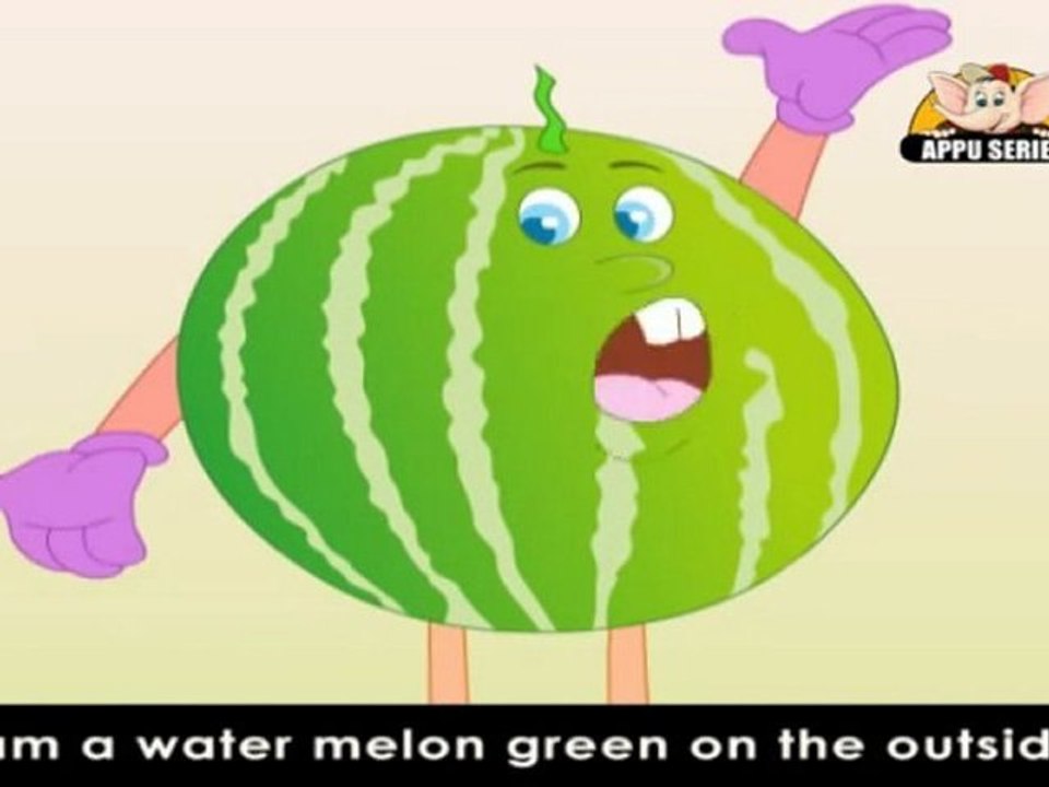Rhymes for Learning English with Lyrics - Fruits