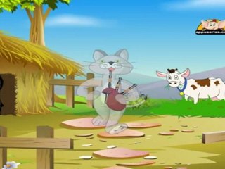 A cat came fiddling with Lyrics - Nursery Rhyme‬