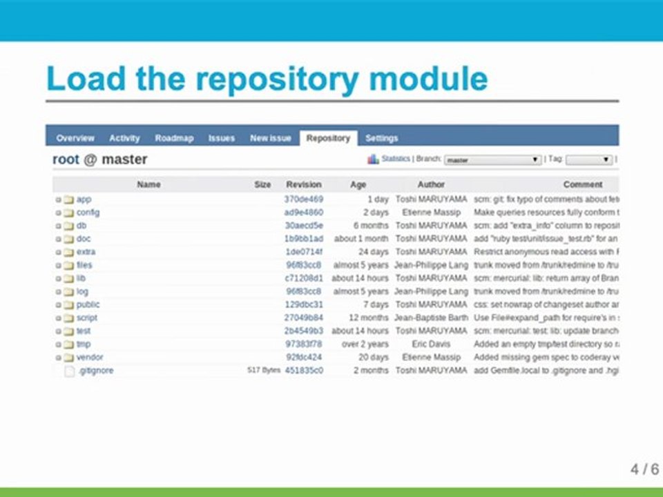 Add Git Repository To Redmine
