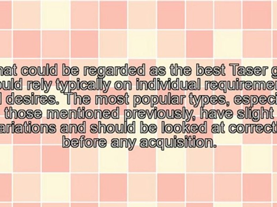Non DeadlyGuns For Self-Defense In Opposition To Assailers