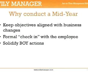 Conducting a Mid Year Performance Review - A How To Guide for Managers