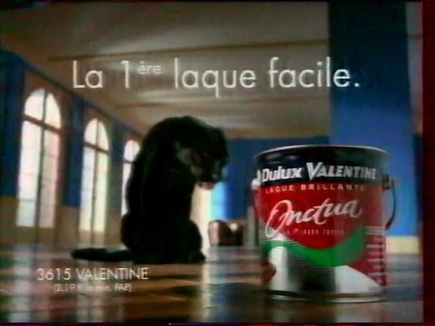 Publicité Onctua Dulux Valentine 1995