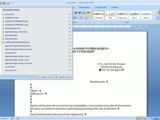 WORD - Créer des modèles