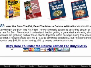 Burn the Fat Feed the Muscle Now