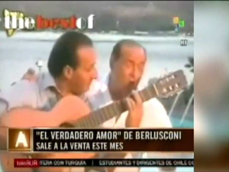 Berlusconi chante "l'amour vrai", titre de son nouvel album