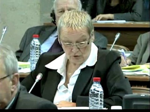 Colette POPARD - Intervention en séance - 18 novembre 2011. Session du Conseil général de la Côte-d'Or -