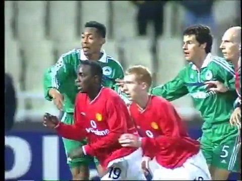 Panathinaikos - Manchester United 1-1 CL 2000-01