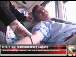 Aliağa'da Merkez Cami İmamından Örnek Davranış