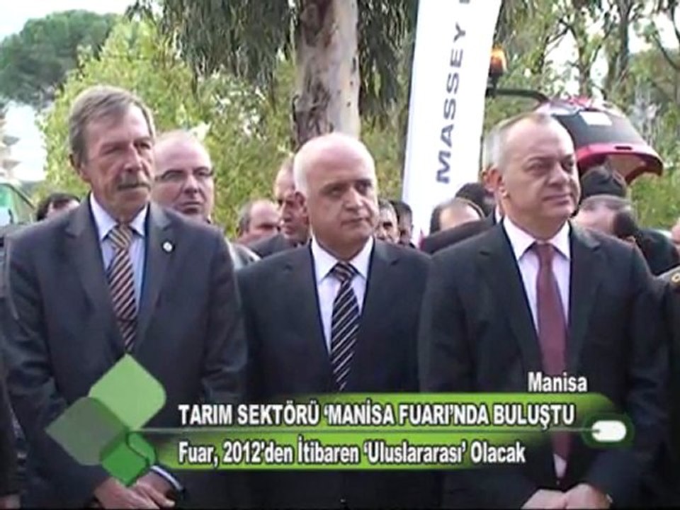 TARIM SEKTÖRÜ MANİSA FUARINDA BULUŞTU 21.11.2011