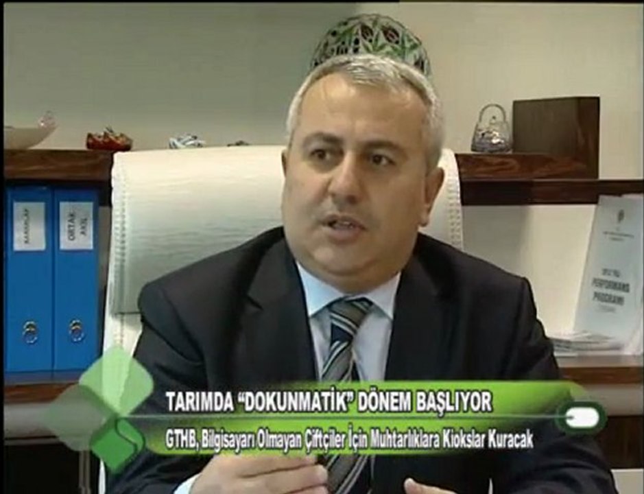 TARIMDA “DOKUNMATİK” DÖNEM BAŞLIYOR 21 11 2011