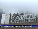 Déchets nucléaires: affrontements entre antinucléaires et police