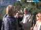 Le candidat de CPNT, Frédéric Nihous en campagne dans les calanques de Sormiou