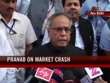 Finance Minister says weak rupee, FII withdrawals behind market crash