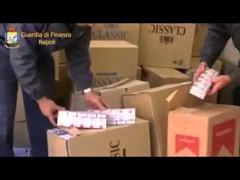 Napoli - Sequestrate 4 tonnellate di sigarette di contrabbando