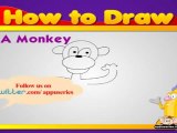 Learn to Draw Animals - Monkey