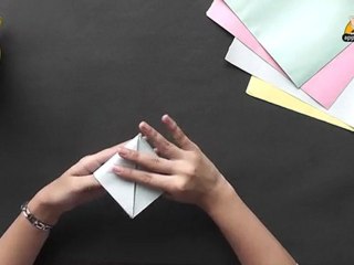 Origami in Marathi - Make a Cone Boat